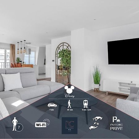 Disneyland-Paris 7 Pers, Netflix, Wifi, 2 Parking Chessy  Dış mekan fotoğraf